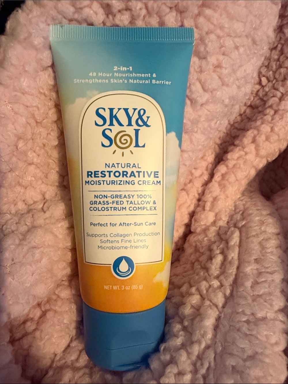 Natural Restorative Moisturizing Cream - Blue
